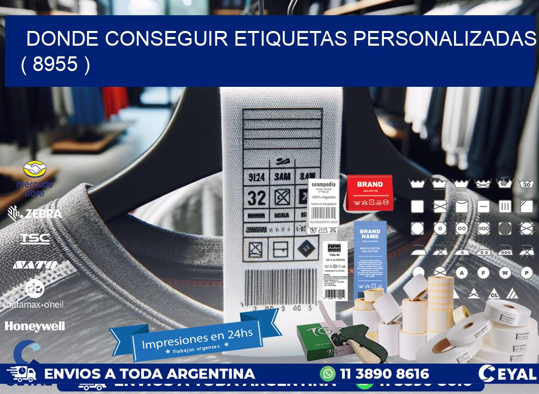 DONDE CONSEGUIR ETIQUETAS PERSONALIZADAS ( 8955 )