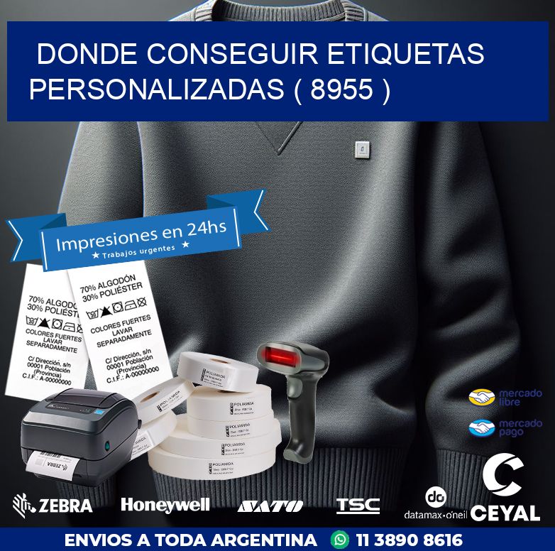 DONDE CONSEGUIR ETIQUETAS PERSONALIZADAS ( 8955 )