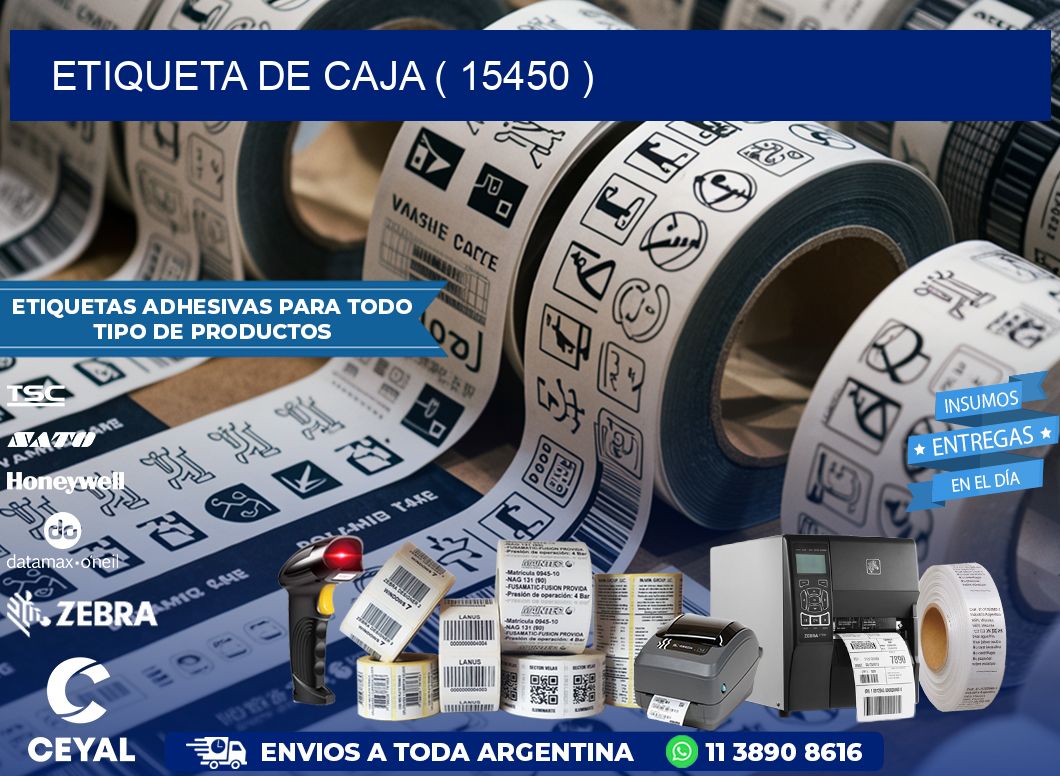 ETIQUETA DE CAJA ( 15450 )