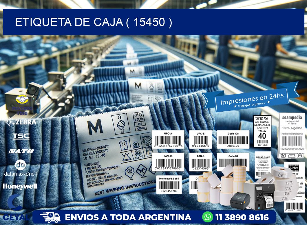 ETIQUETA DE CAJA ( 15450 )