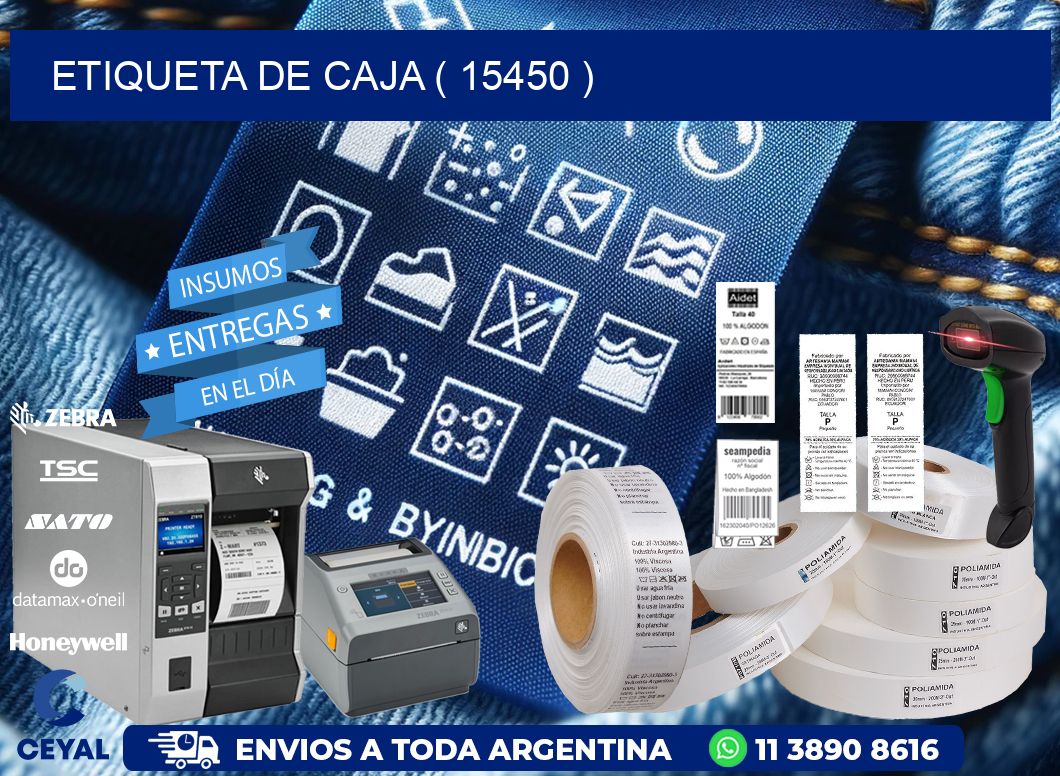 ETIQUETA DE CAJA ( 15450 )