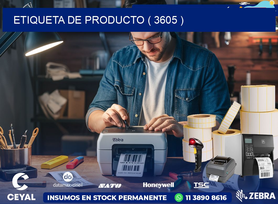 ETIQUETA DE PRODUCTO ( 3605 )