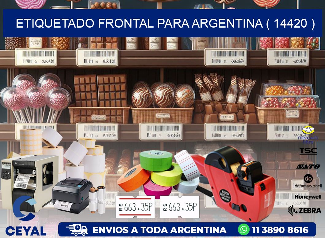 ETIQUETADO FRONTAL PARA ARGENTINA ( 14420 )