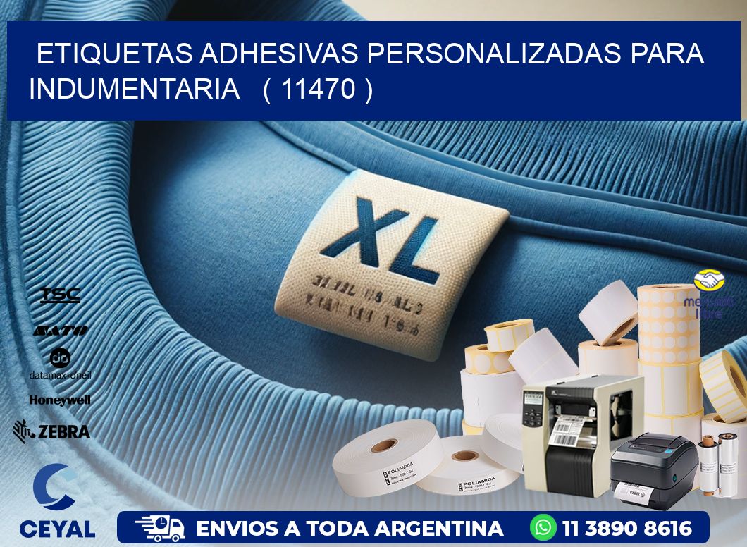 ETIQUETAS ADHESIVAS PERSONALIZADAS PARA INDUMENTARIA ( 11470 )