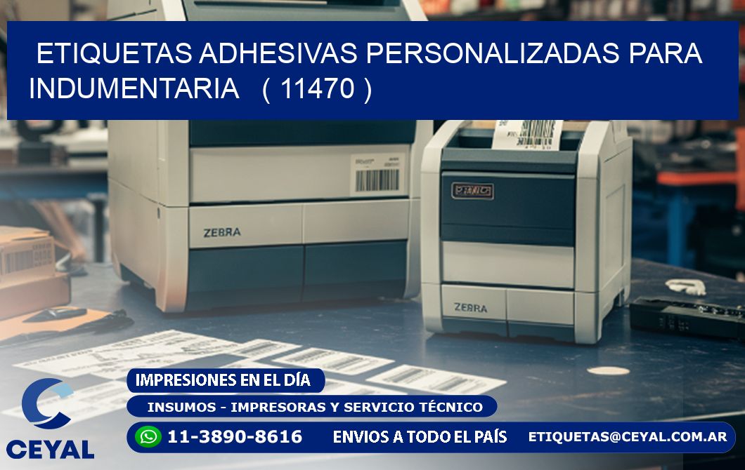 ETIQUETAS ADHESIVAS PERSONALIZADAS PARA INDUMENTARIA ( 11470 )