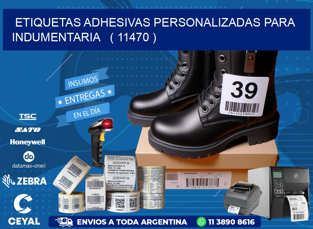 ETIQUETAS ADHESIVAS PERSONALIZADAS PARA INDUMENTARIA ( 11470 )