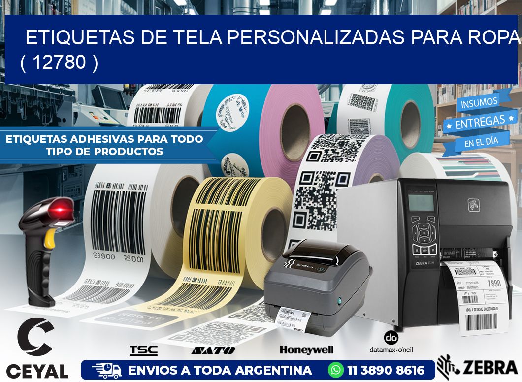 ETIQUETAS DE TELA PERSONALIZADAS PARA ROPA ( 12780 )