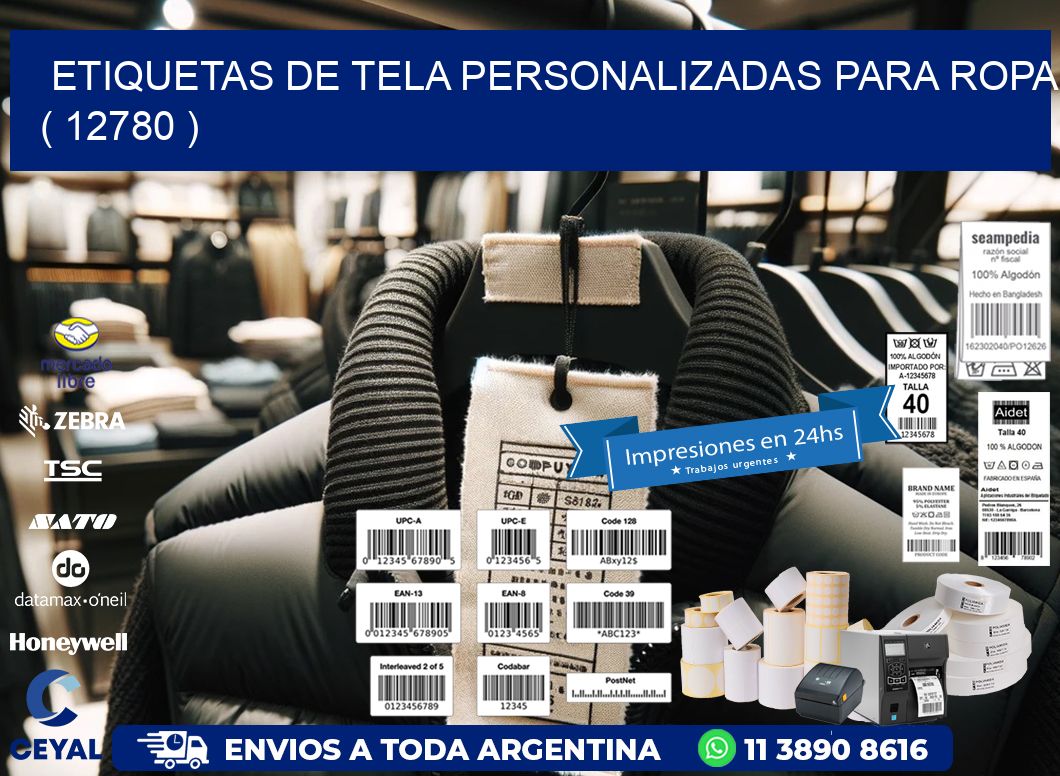 ETIQUETAS DE TELA PERSONALIZADAS PARA ROPA ( 12780 )