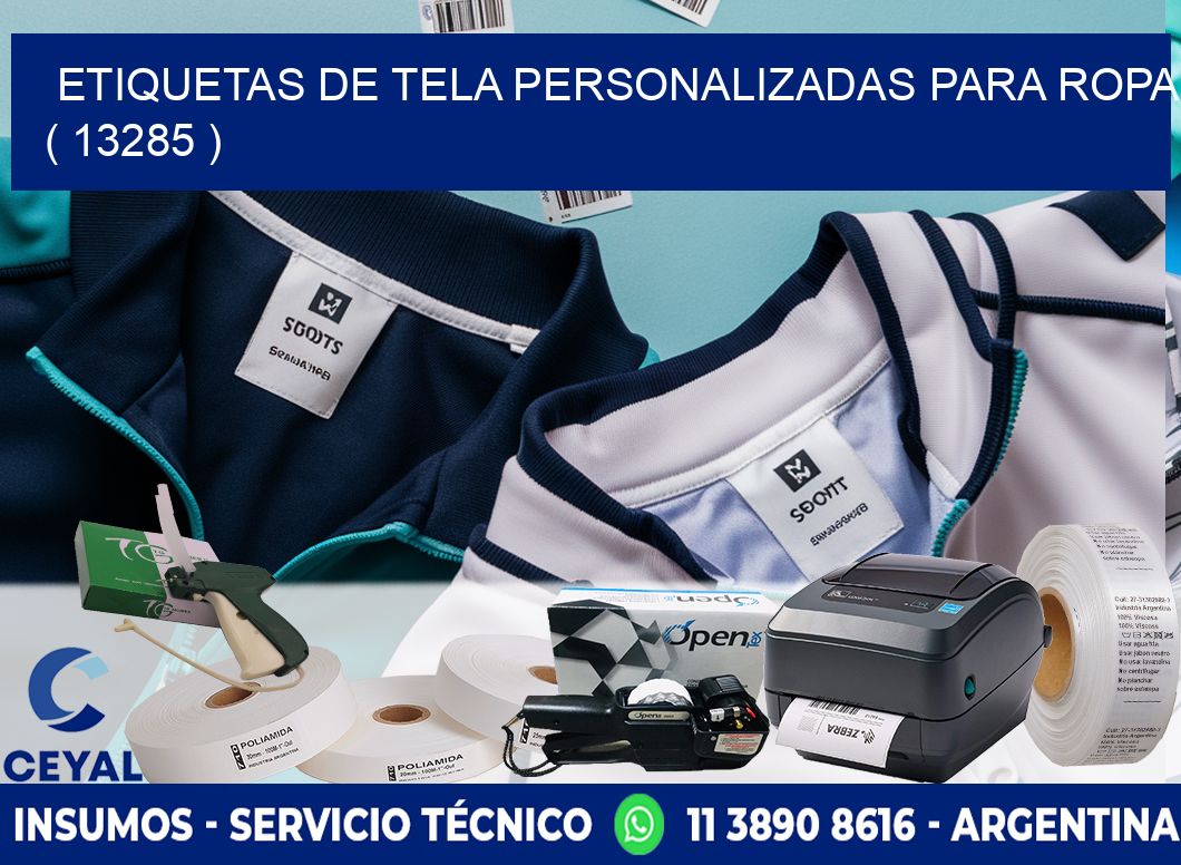 ETIQUETAS DE TELA PERSONALIZADAS PARA ROPA ( 13285 )