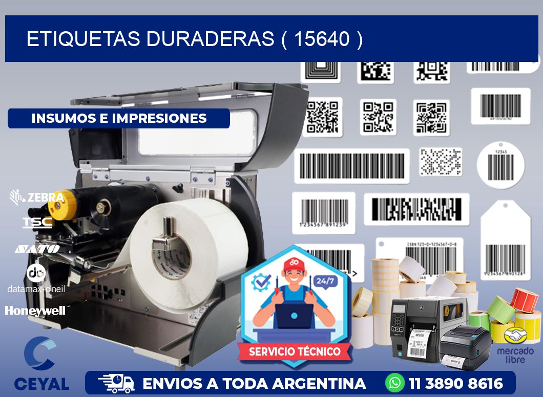 ETIQUETAS DURADERAS ( 15640 )