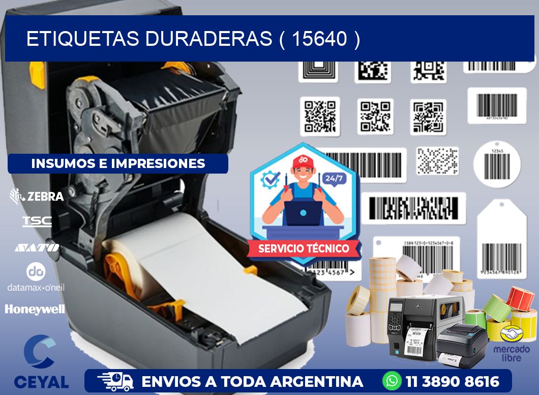 ETIQUETAS DURADERAS ( 15640 )