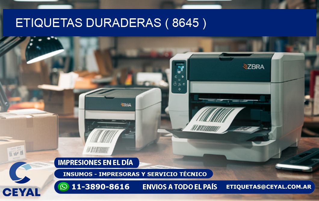 ETIQUETAS DURADERAS ( 8645 )