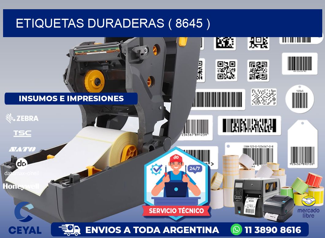 ETIQUETAS DURADERAS ( 8645 )