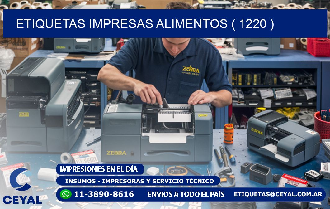 ETIQUETAS IMPRESAS ALIMENTOS ( 1220 )