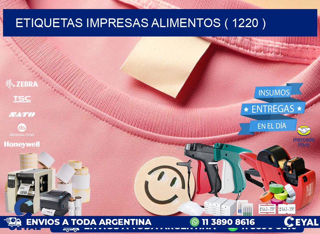ETIQUETAS IMPRESAS ALIMENTOS ( 1220 )