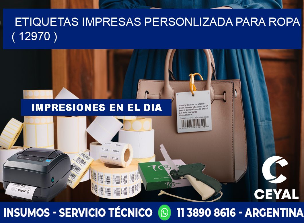 ETIQUETAS IMPRESAS PERSONLIZADA PARA ROPA ( 12970 )