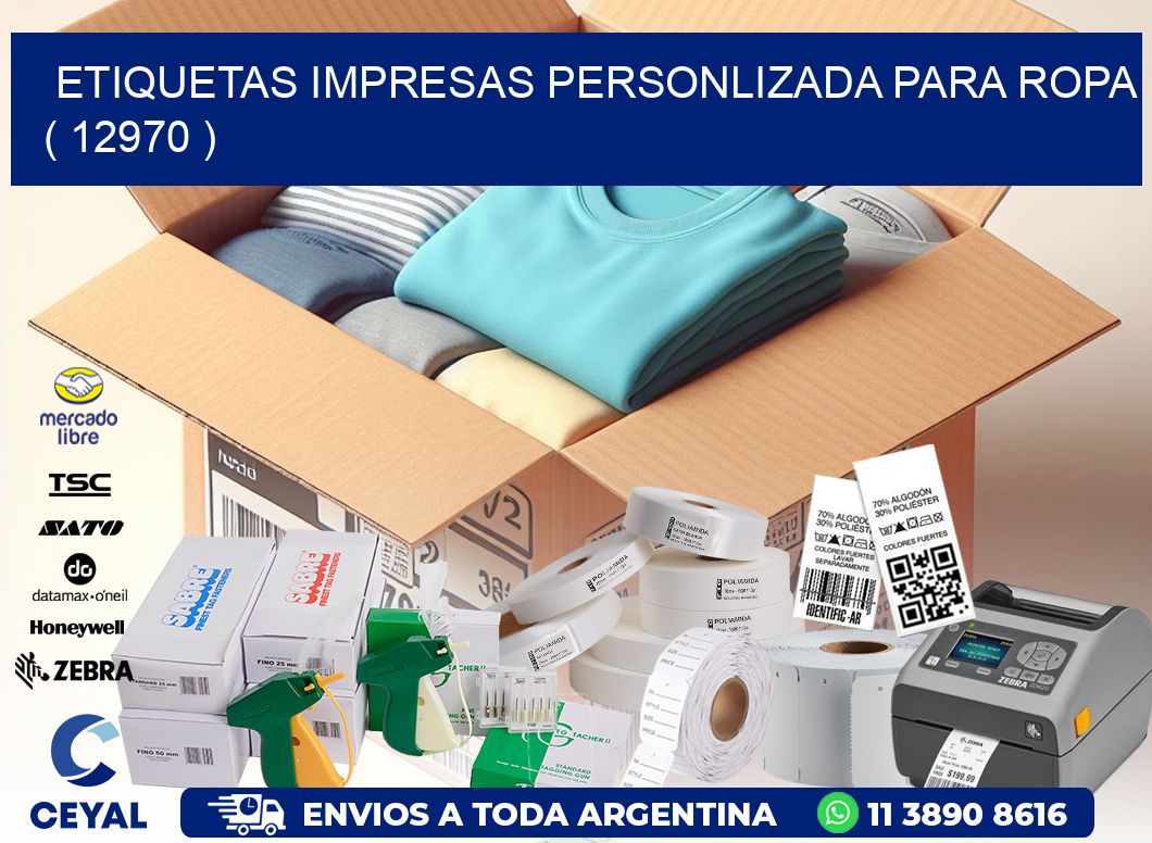 ETIQUETAS IMPRESAS PERSONLIZADA PARA ROPA ( 12970 )