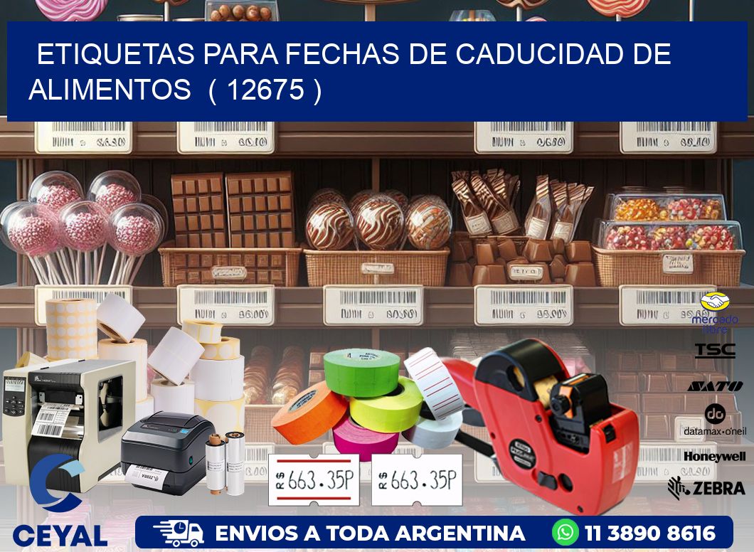 ETIQUETAS PARA FECHAS DE CADUCIDAD DE ALIMENTOS ( 12675 )