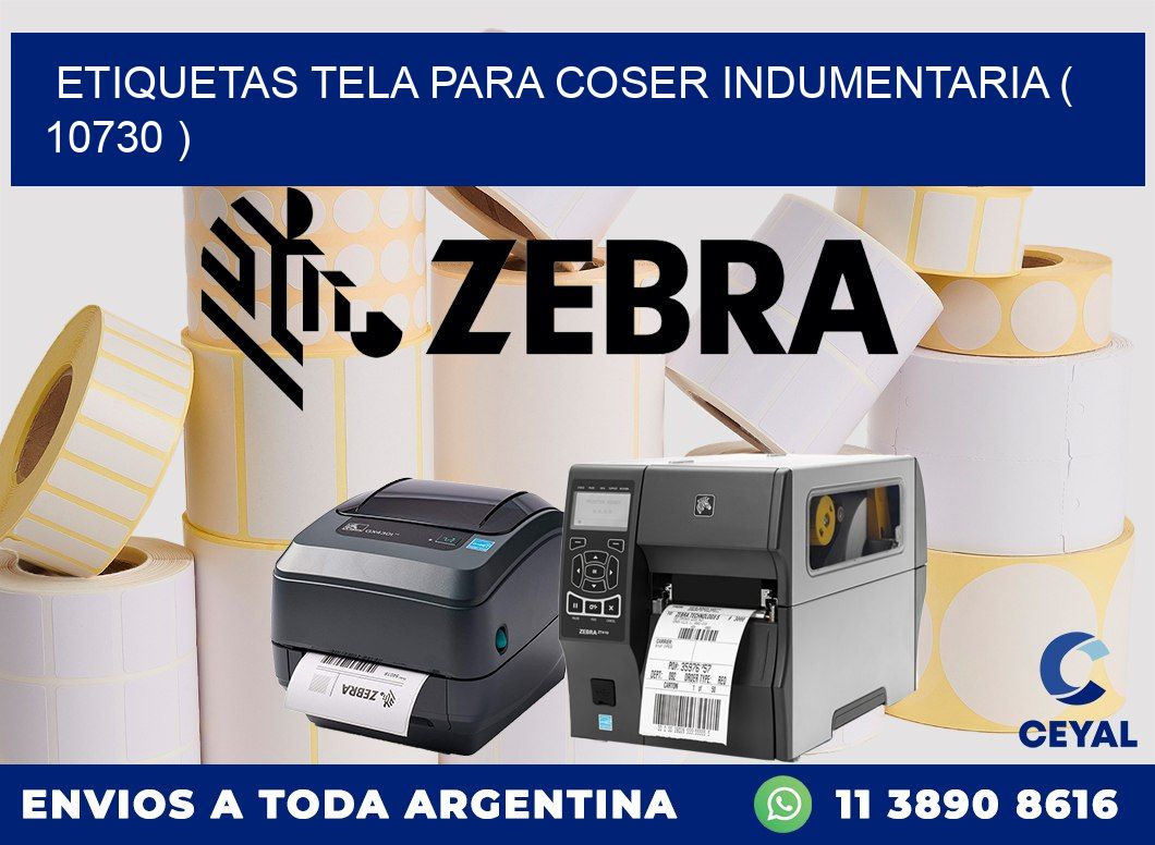 ETIQUETAS TELA PARA COSER INDUMENTARIA ( 10730 )