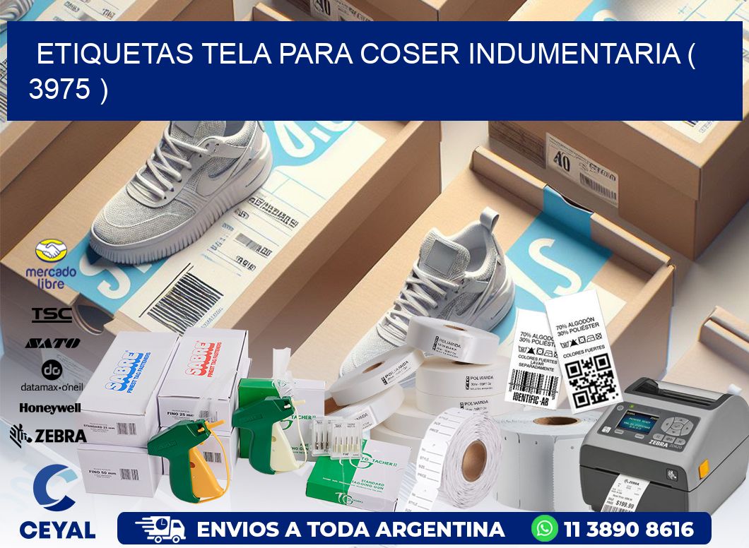 ETIQUETAS TELA PARA COSER INDUMENTARIA ( 3975 )