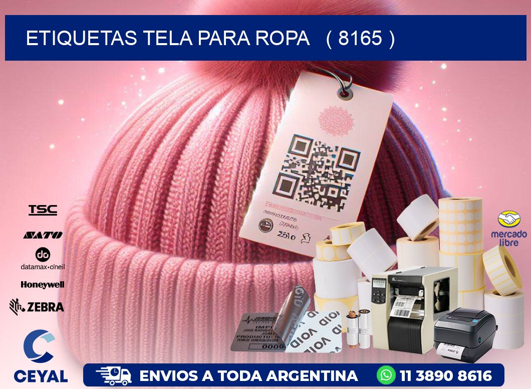 ETIQUETAS TELA PARA ROPA ( 8165 )