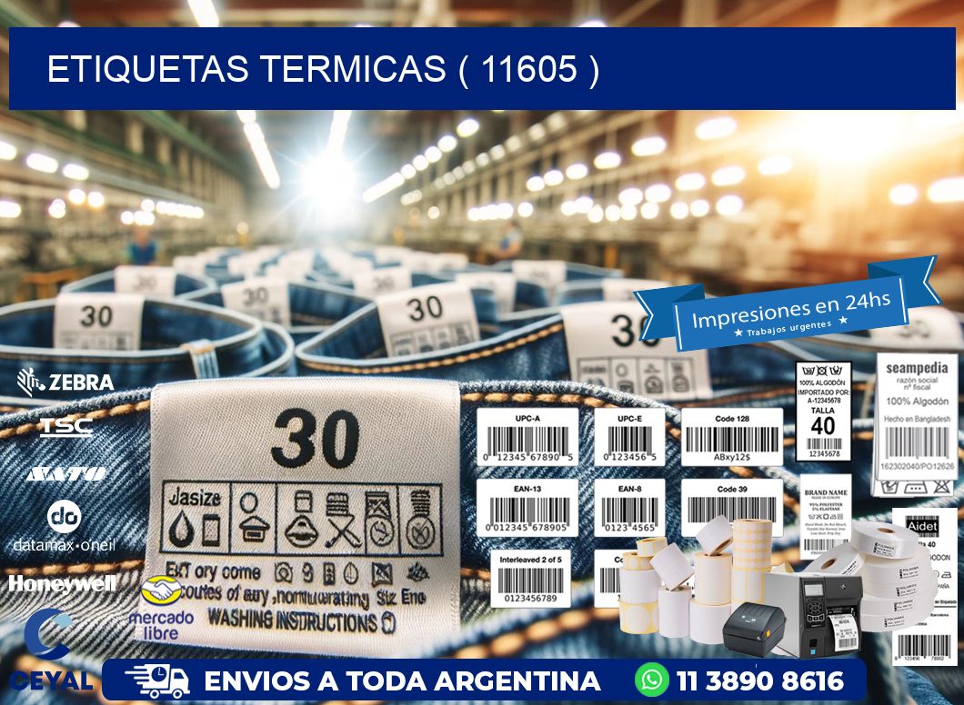 ETIQUETAS TERMICAS ( 11605 )