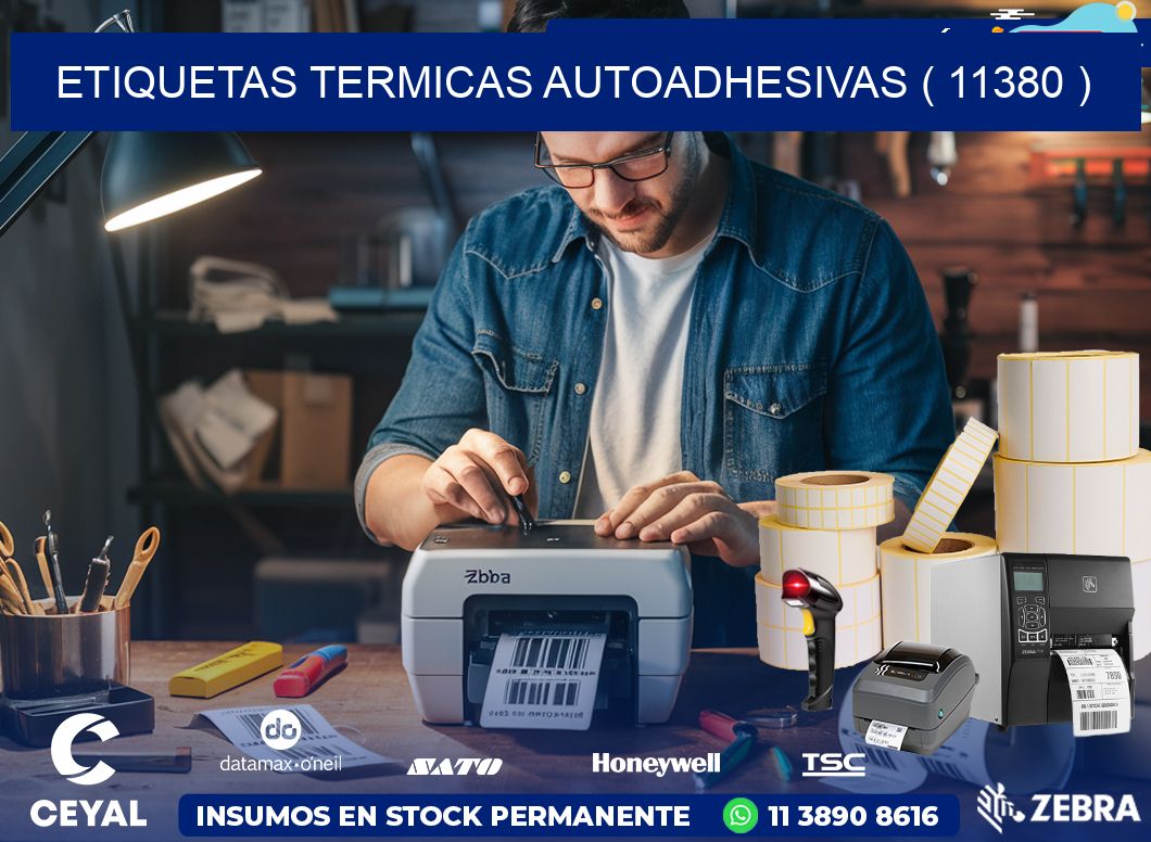 ETIQUETAS TERMICAS AUTOADHESIVAS ( 11380 )