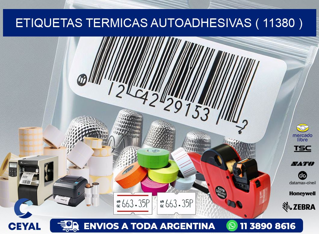 ETIQUETAS TERMICAS AUTOADHESIVAS ( 11380 )