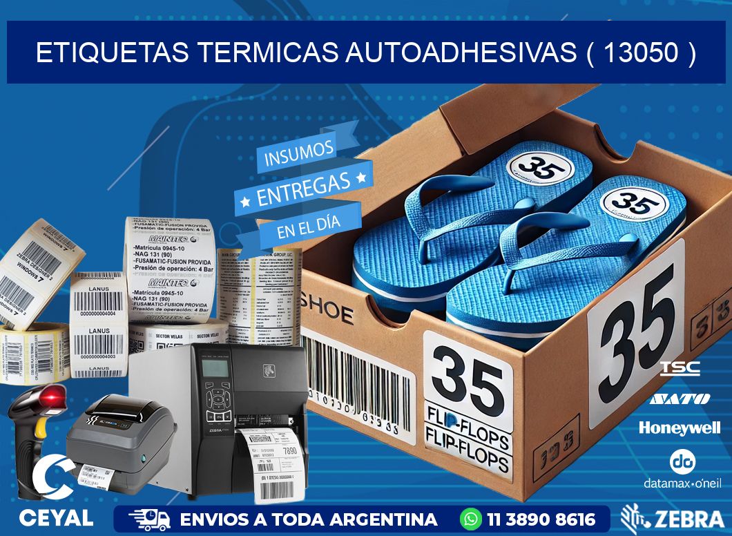 ETIQUETAS TERMICAS AUTOADHESIVAS ( 13050 )