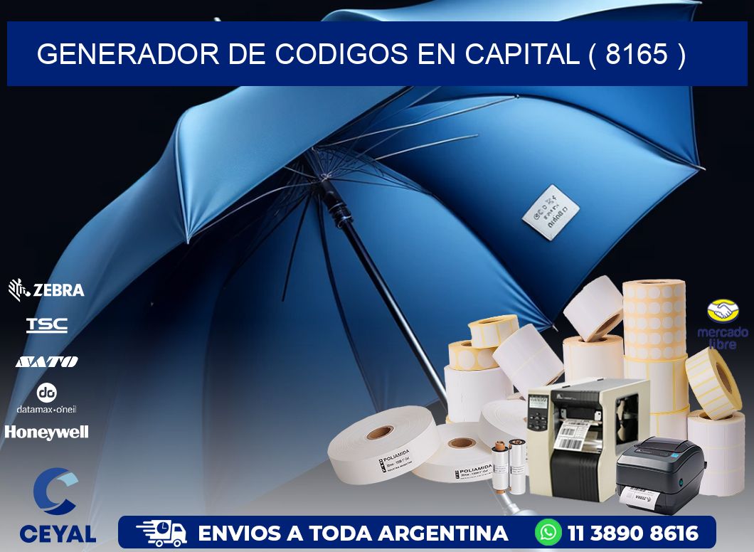 GENERADOR DE CODIGOS EN CAPITAL ( 8165 )
