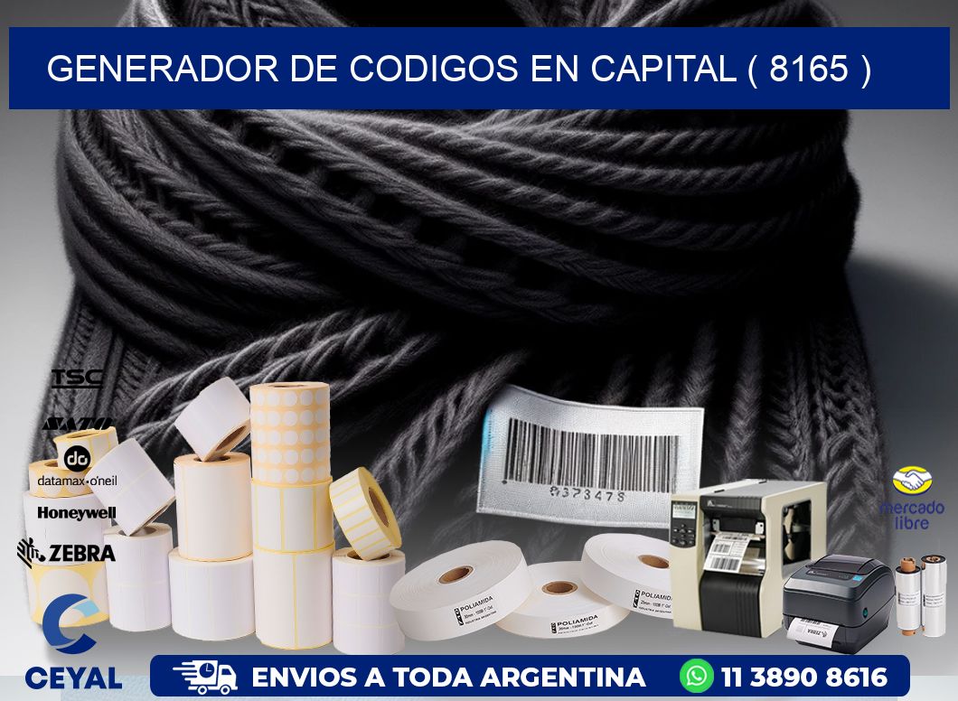 GENERADOR DE CODIGOS EN CAPITAL ( 8165 )
