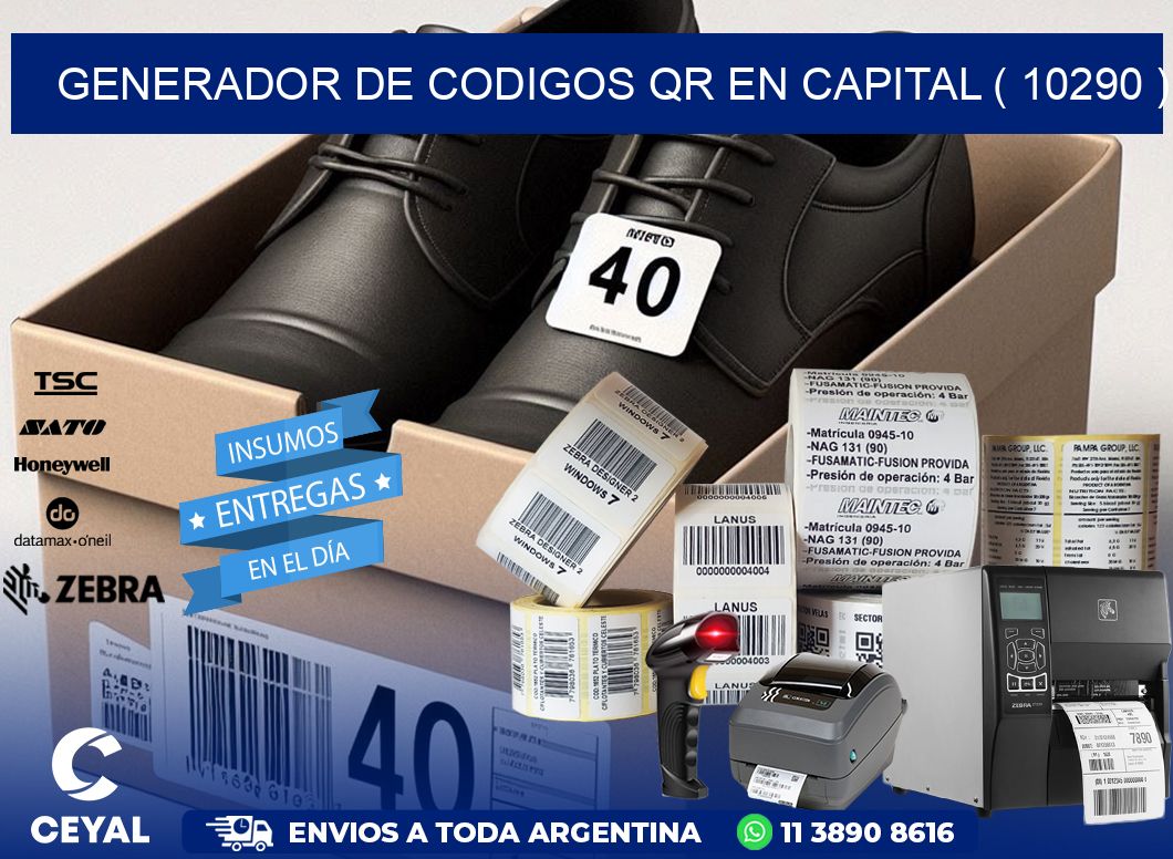 GENERADOR DE CODIGOS QR EN CAPITAL ( 10290 )