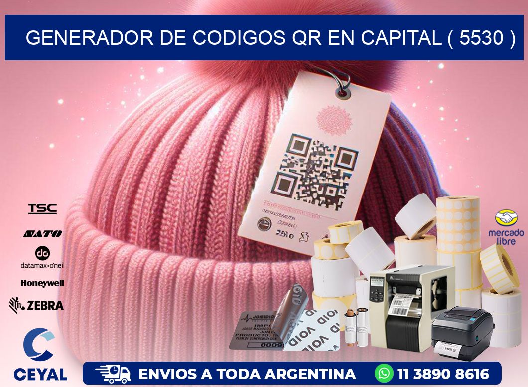 GENERADOR DE CODIGOS QR EN CAPITAL ( 5530 )