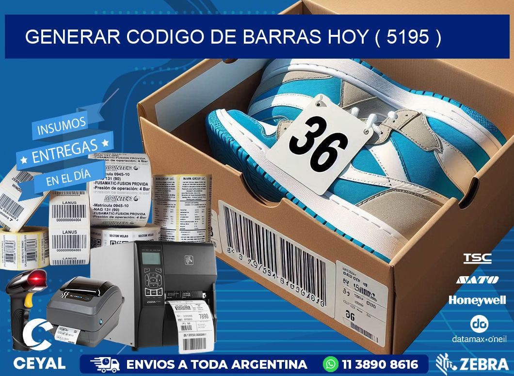 GENERAR CODIGO DE BARRAS HOY ( 5195 )