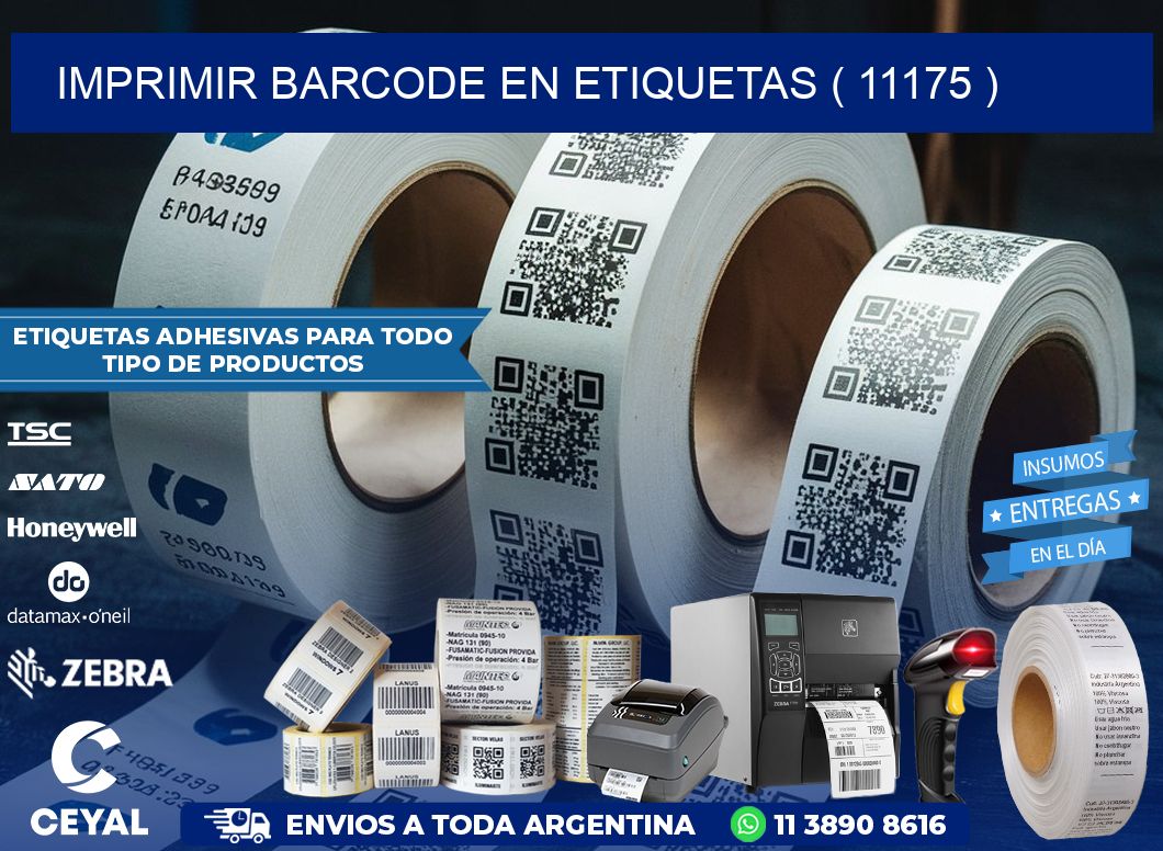 IMPRIMIR BARCODE EN ETIQUETAS ( 11175 )