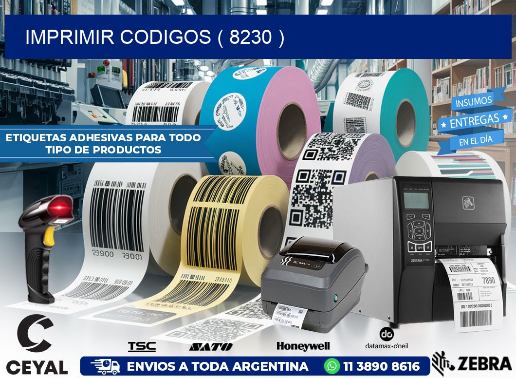 IMPRIMIR CODIGOS ( 8230 )