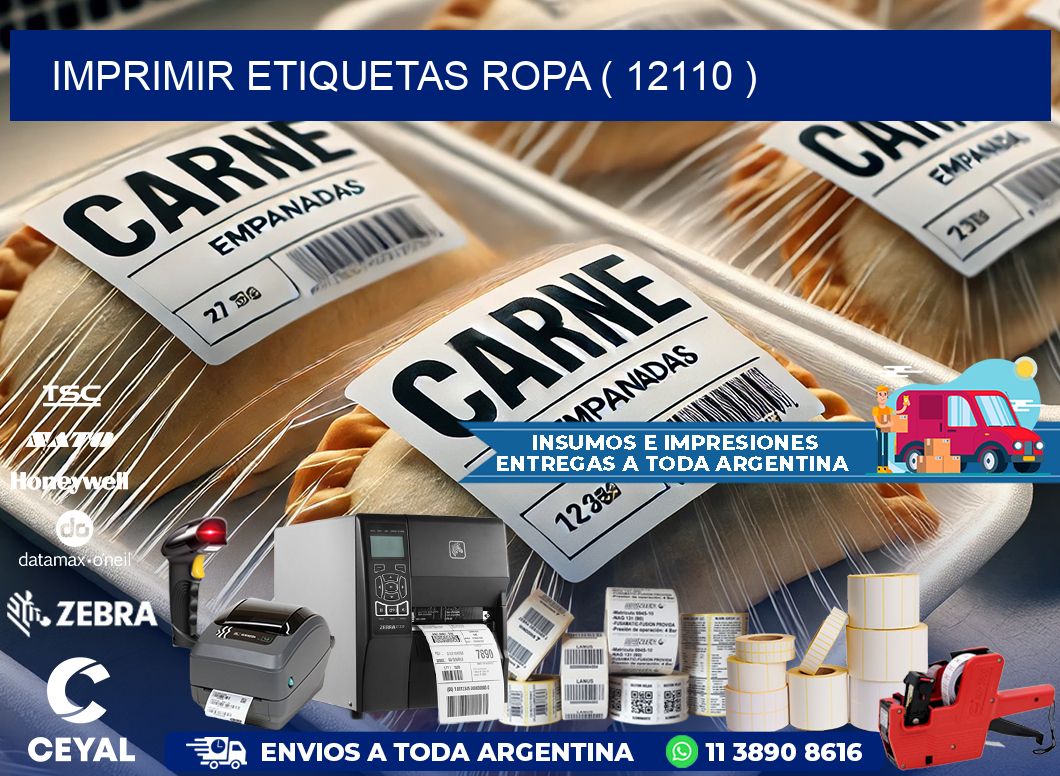 IMPRIMIR ETIQUETAS ROPA ( 12110 )
