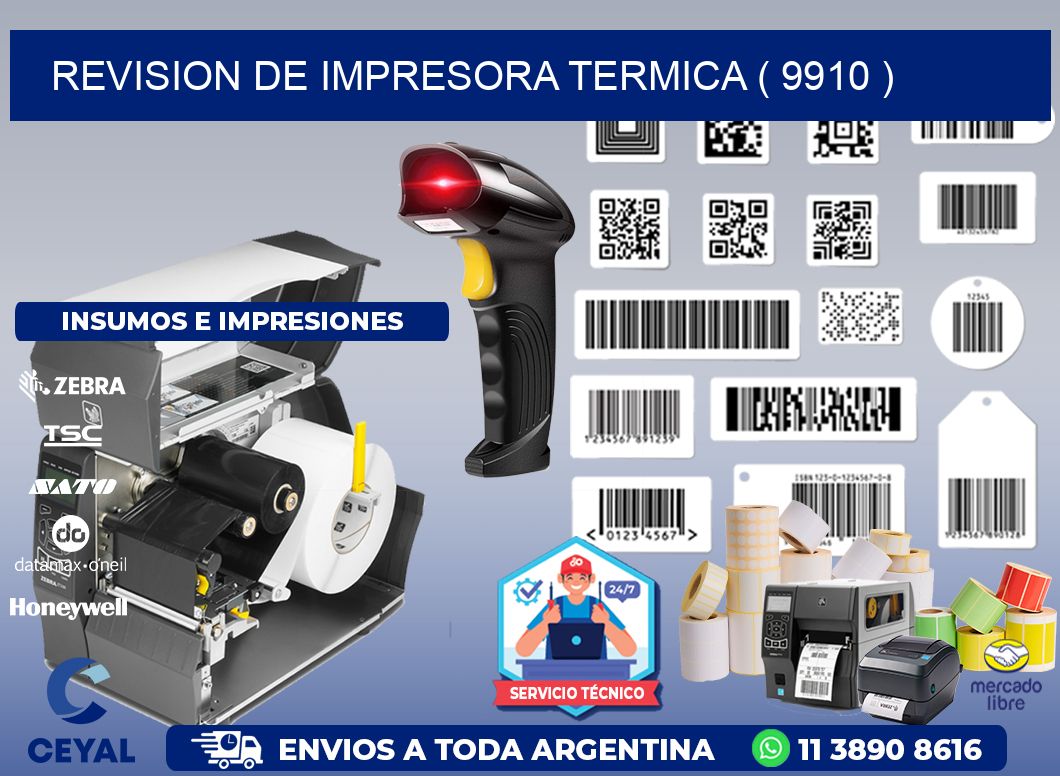 REVISION DE IMPRESORA TERMICA ( 9910 )