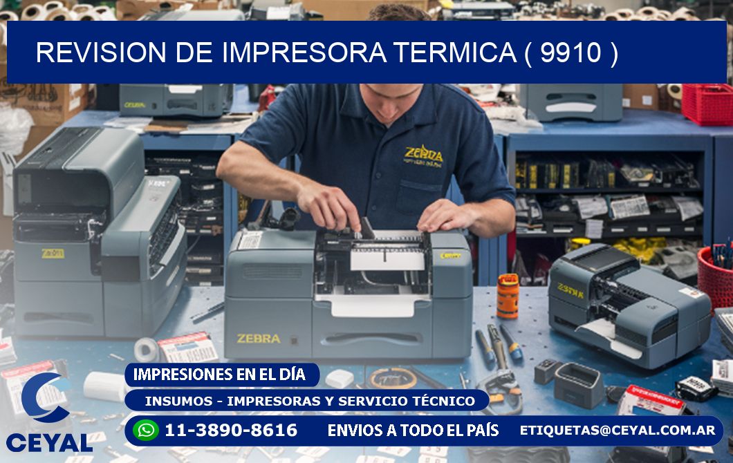 REVISION DE IMPRESORA TERMICA ( 9910 )
