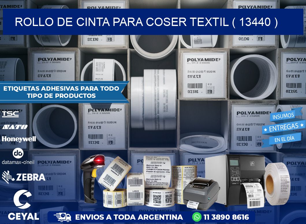 ROLLO DE CINTA PARA COSER TEXTIL ( 13440 )