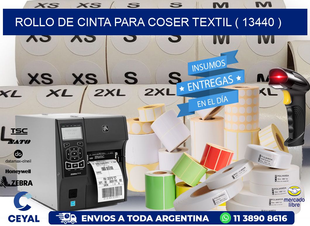 ROLLO DE CINTA PARA COSER TEXTIL ( 13440 )