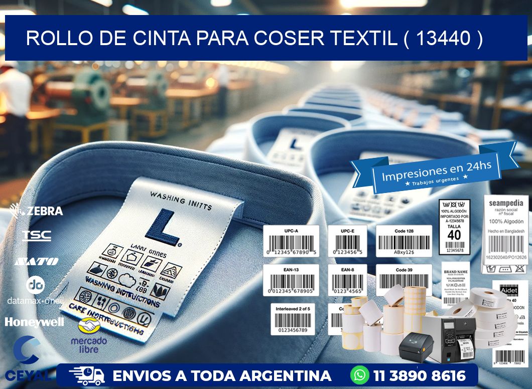 ROLLO DE CINTA PARA COSER TEXTIL ( 13440 )