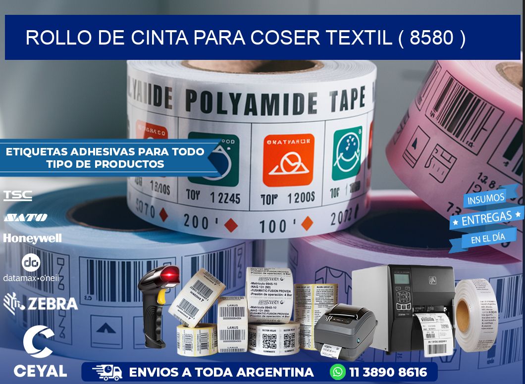 ROLLO DE CINTA PARA COSER TEXTIL ( 8580 )