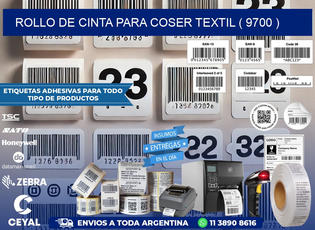 ROLLO DE CINTA PARA COSER TEXTIL ( 9700 )