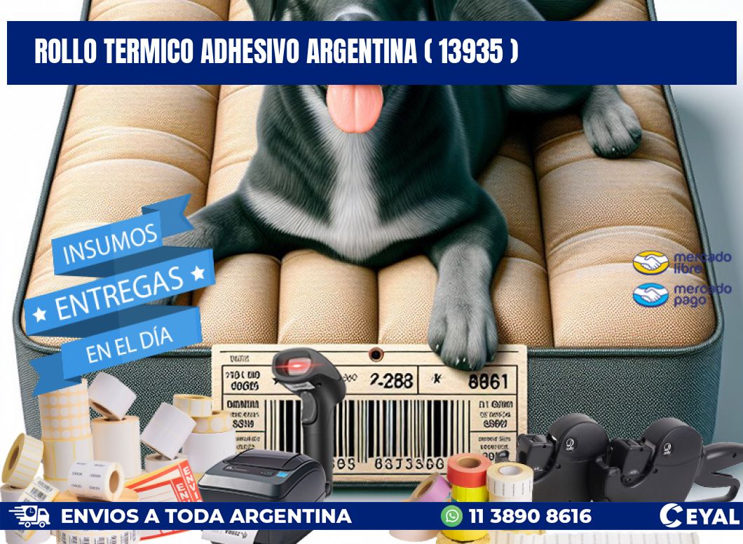 ROLLO TERMICO ADHESIVO ARGENTINA ( 13935 )