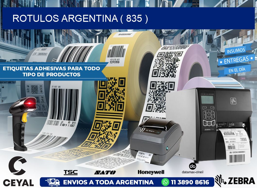 ROTULOS ARGENTINA ( 835 )