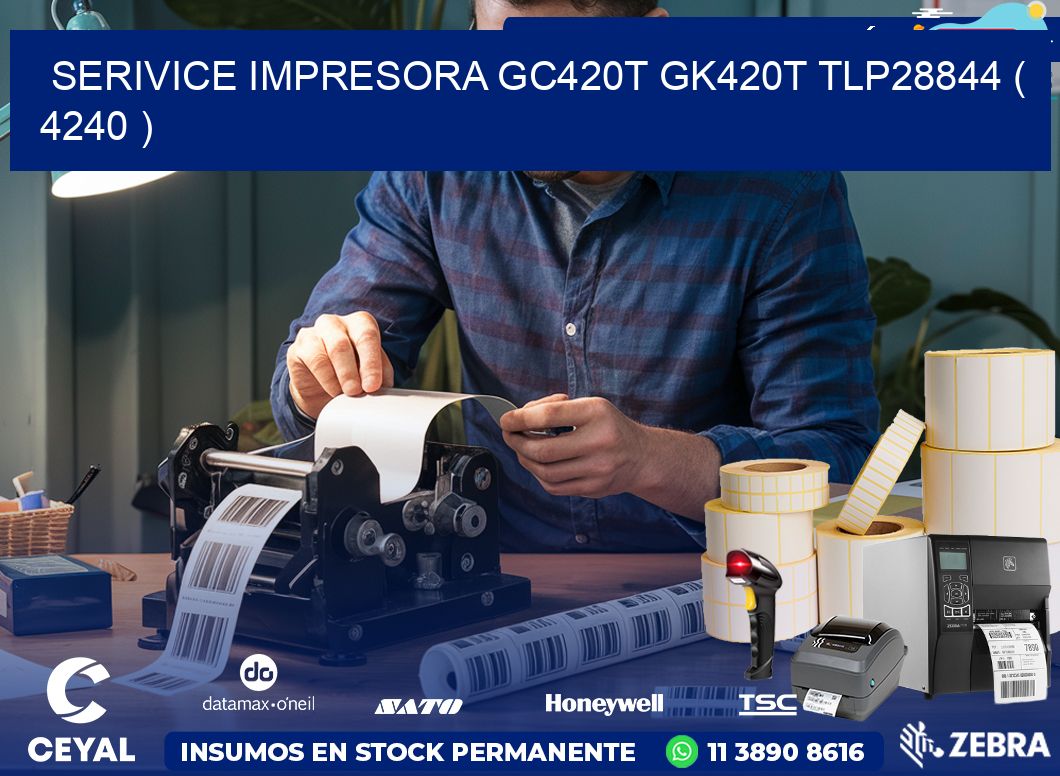 SERIVICE IMPRESORA GC420T GK420T TLP28844 ( 4240 )