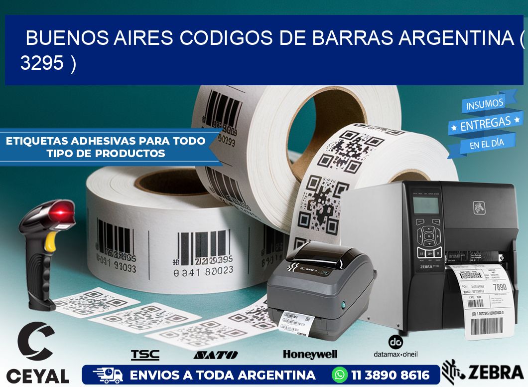 buenos aires codigos de barras argentina ( 3295 )