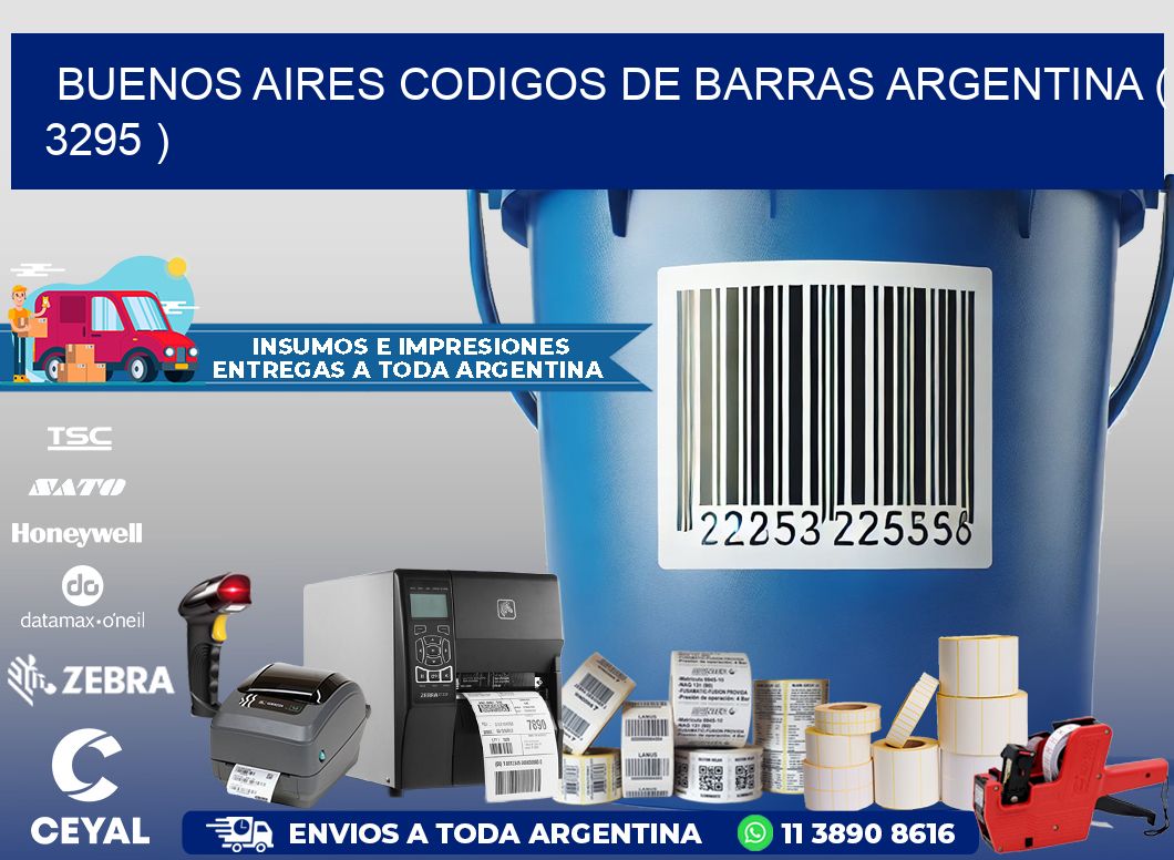 buenos aires codigos de barras argentina ( 3295 )