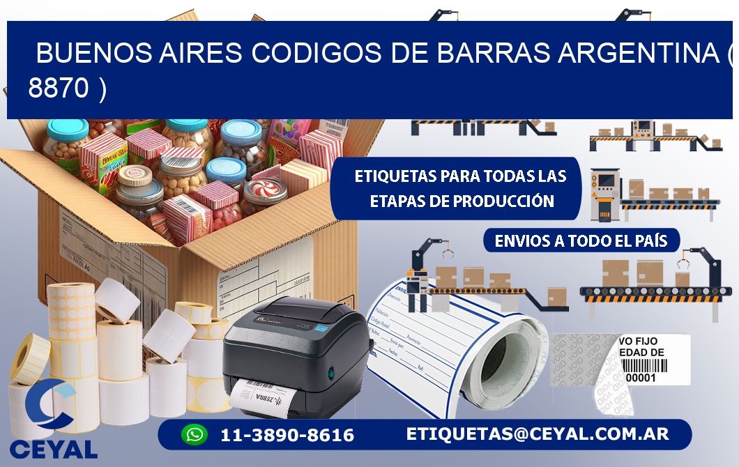 buenos aires codigos de barras argentina ( 8870 )